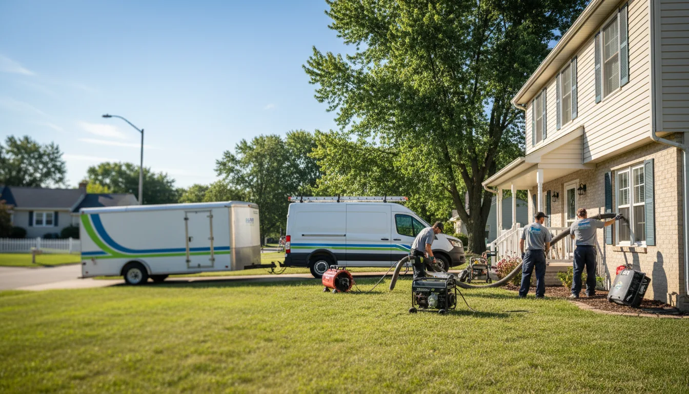 Flooded Basement Restoration And Cleanup With Repair in Davison, MI near me
